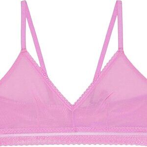 Auden Pastel Pink romantic bralette and panty set size XL